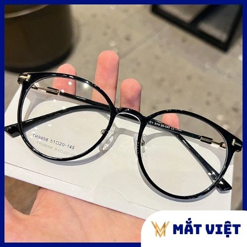 Mắt Việt- Kính thời trang gọng tròn chống ánh sáng xanh, chống bức xạ - Ảnh 2