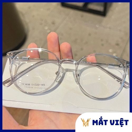 Mắt Việt- Kính thời trang gọng tròn chống ánh sáng xanh, chống bức xạ - Ảnh 4
