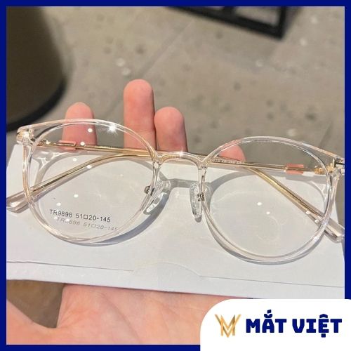 Mắt Việt- Kính thời trang gọng tròn chống ánh sáng xanh, chống bức xạ - Ảnh 3