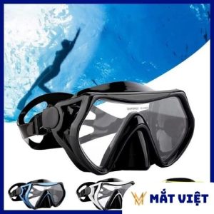 Mắt Việt- Kính Cường Lực Người Lớn Thiết Bị Thể Thao Dưới Nước Lặn Biển Mặt nạ Lặn Biển Trong Suốt Kính Khung Lớn
